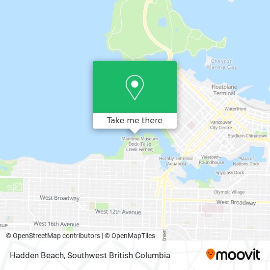 Hadden Beach map