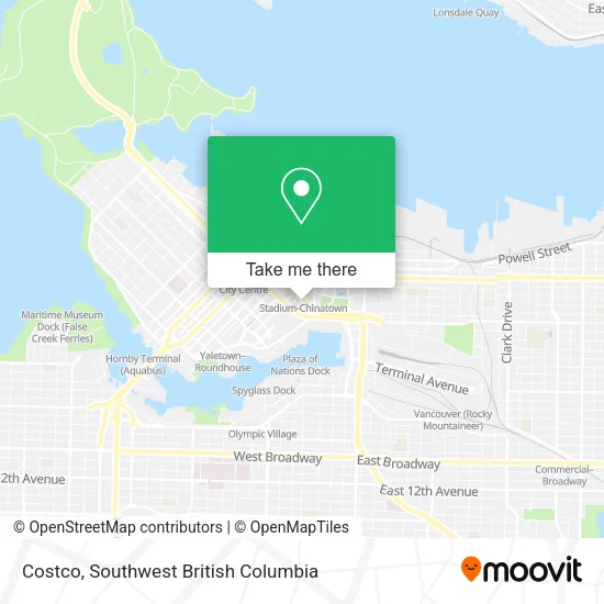 Costco map