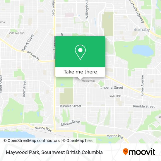 Maywood Park map