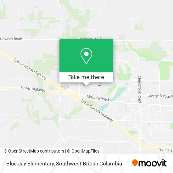 Blue Jay Elementary map