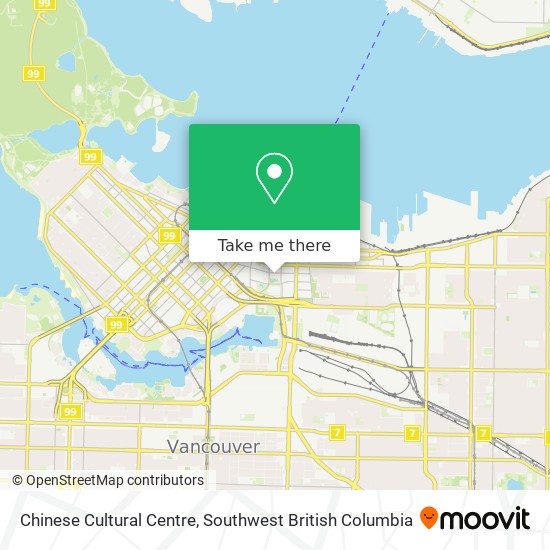 Chinese Cultural Centre map