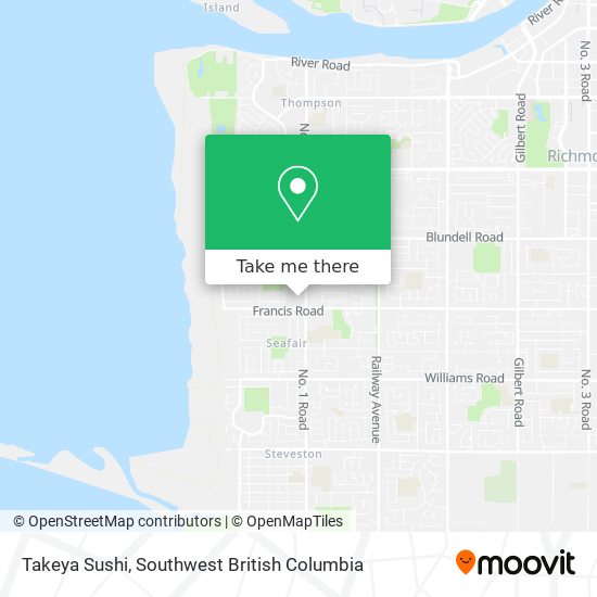 Takeya Sushi map