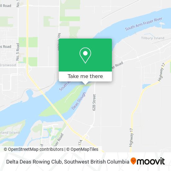 Delta Deas Rowing Club map
