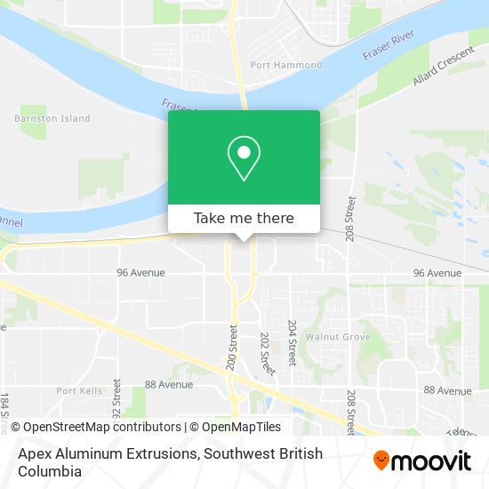 Apex Aluminum Extrusions map