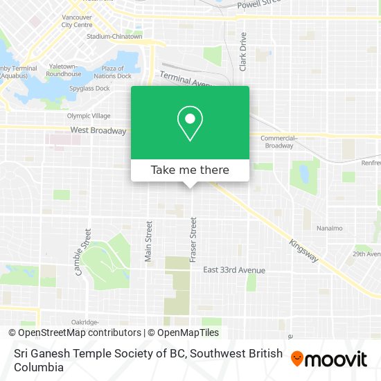 Sri Ganesh Temple Society of BC plan