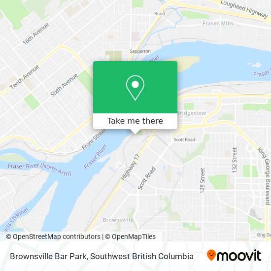 Brownsville Bar Park map