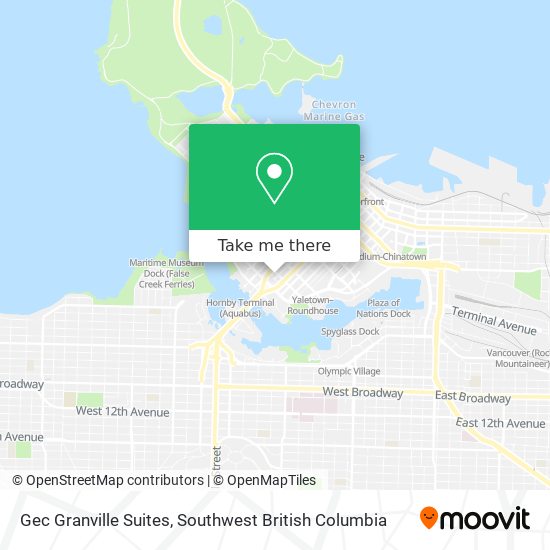 Gec Granville Suites map