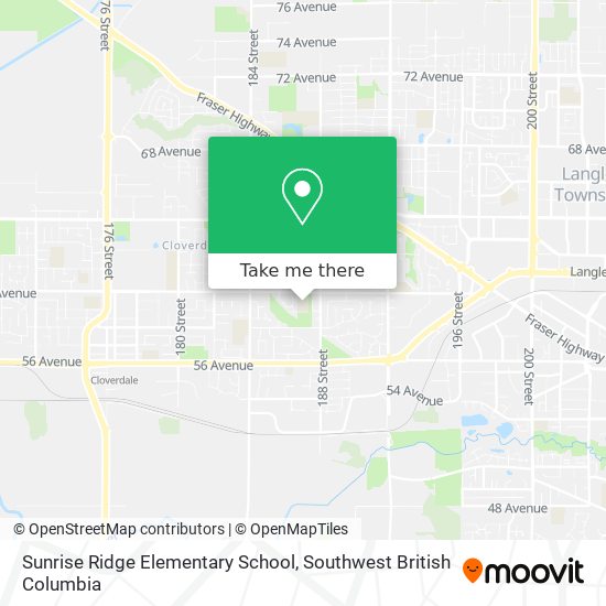Sunrise Ridge Elementary School map