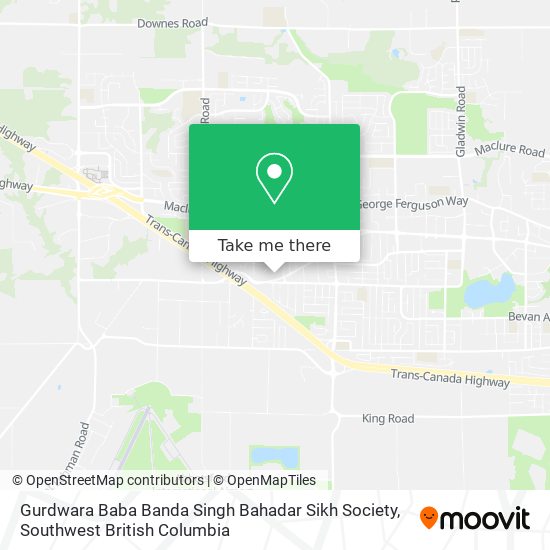 Gurdwara Baba Banda Singh Bahadar Sikh Society map