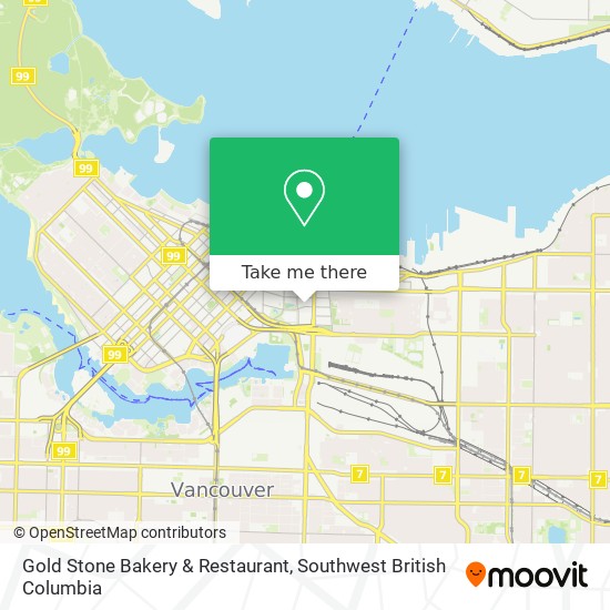 Gold Stone Bakery & Restaurant map