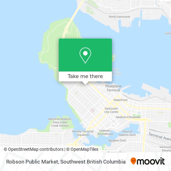 Robson Public Market map