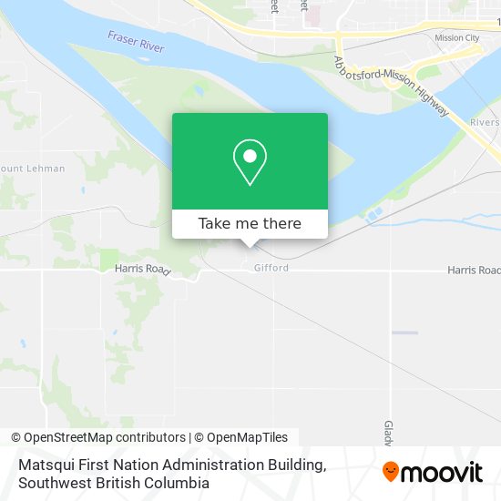 Matsqui First Nation Administration Building map