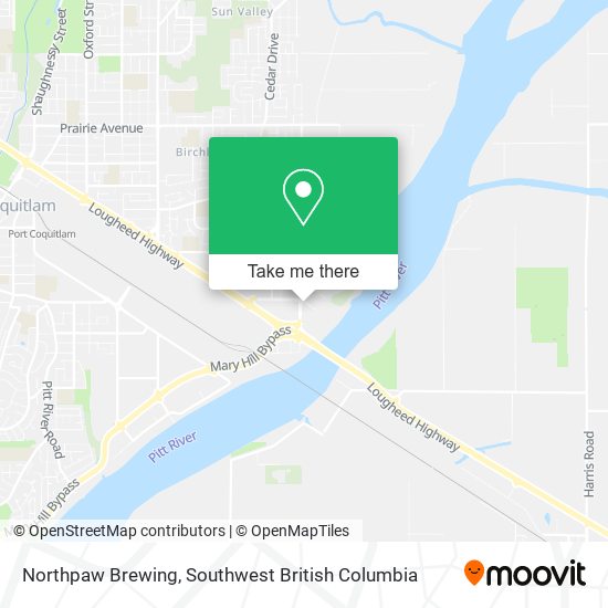 Northpaw Brewing map