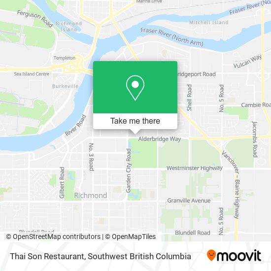 Thai Son Restaurant plan