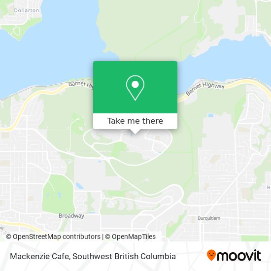 Mackenzie Cafe map