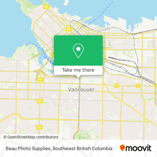 Beau Photo Supplies map