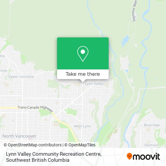 Lynn Valley Community Recreation Centre map