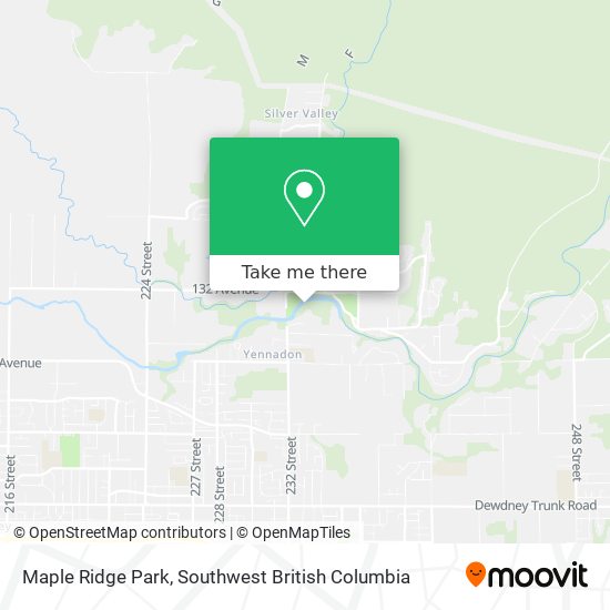 Maple Ridge Park plan