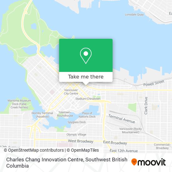 Charles Chang Innovation Centre map