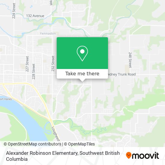 Alexander Robinson Elementary map