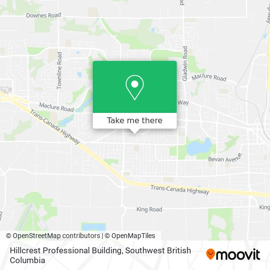 Hillcrest Professional Building map