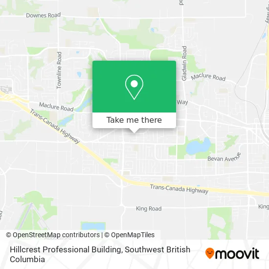 Hillcrest Professional Building map