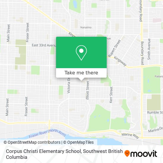 Corpus Christi Elementary School map