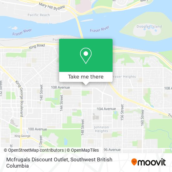 Mcfrugals Discount Outlet map