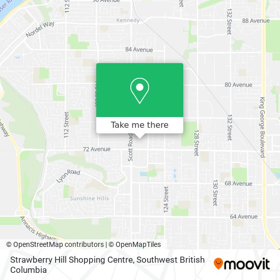 Strawberry Hill Shopping Centre map