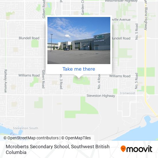 Mcroberts Secondary School map