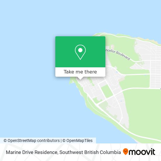 Marine Drive Residence map