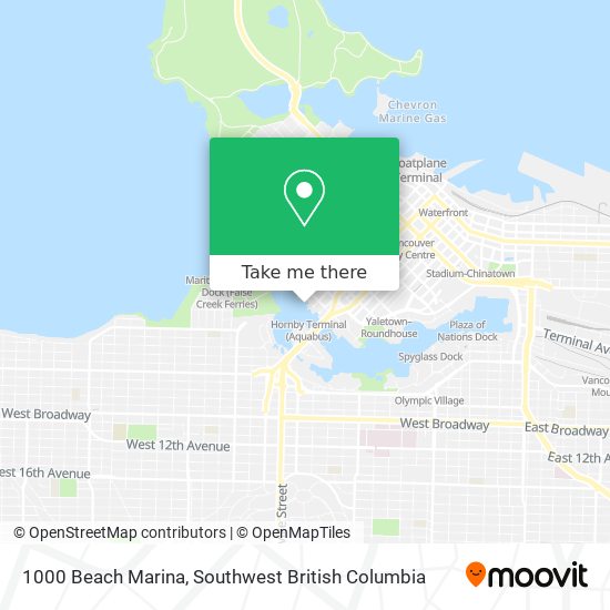 1000 Beach Marina plan