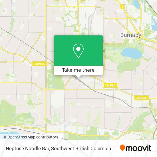 Neptune Noodle Bar map