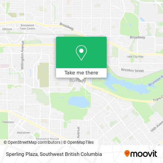 Sperling Plaza plan