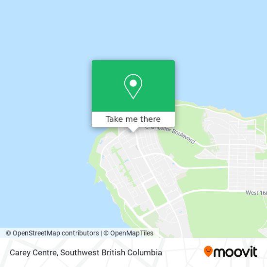 Carey Centre map