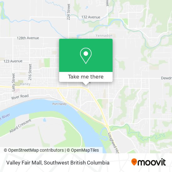 Valley Fair Mall map