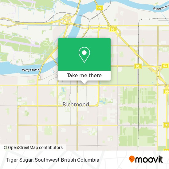 Tiger Sugar map