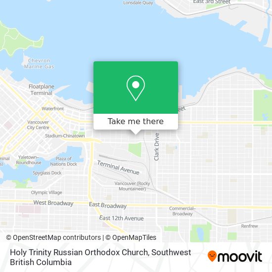 Holy Trinity Russian Orthodox Church map