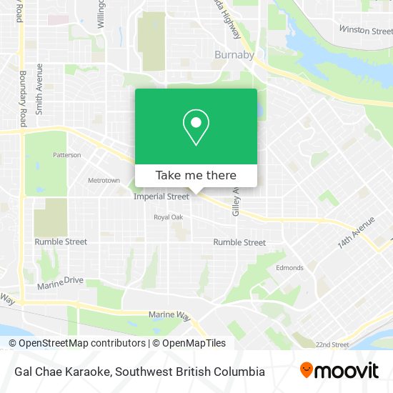 Gal Chae Karaoke map