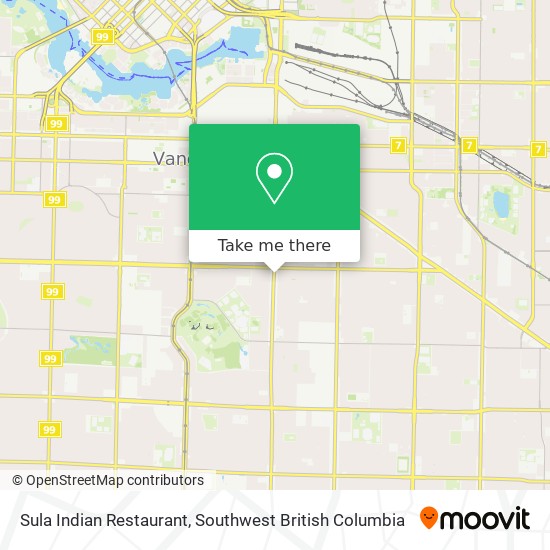 Sula Indian Restaurant map