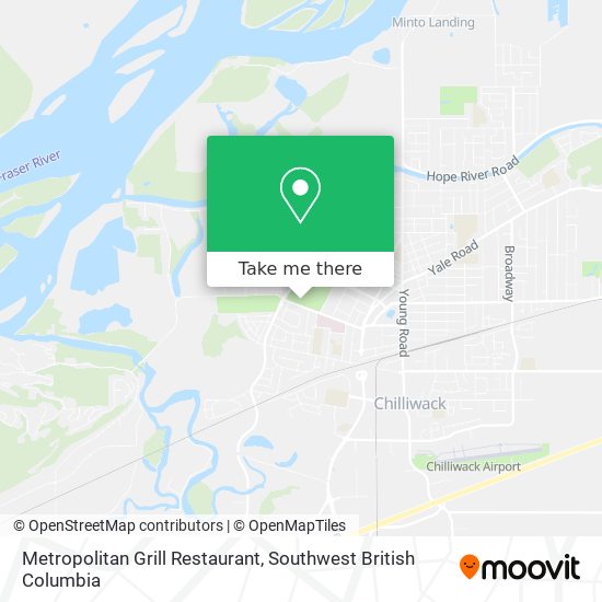 Metropolitan Grill Restaurant map