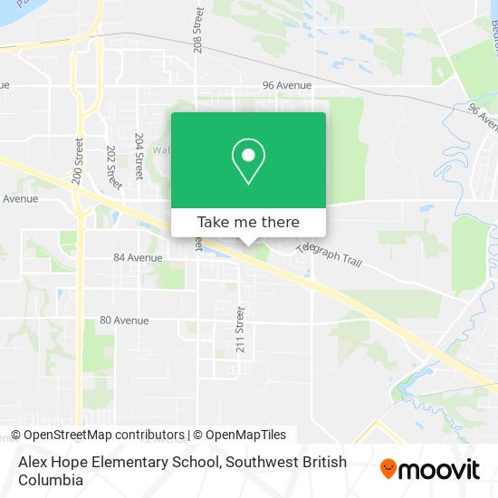 Alex Hope Elementary School map
