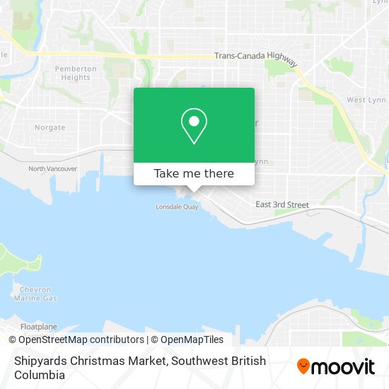 Shipyards Christmas Market map