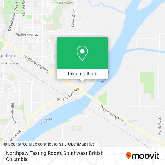 Northpaw Tasting Room plan