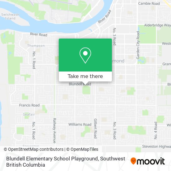 Blundell Elementary School Playground map