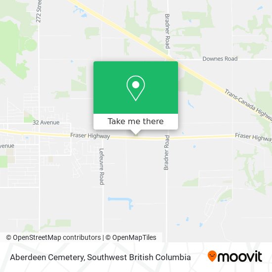 Aberdeen Cemetery map
