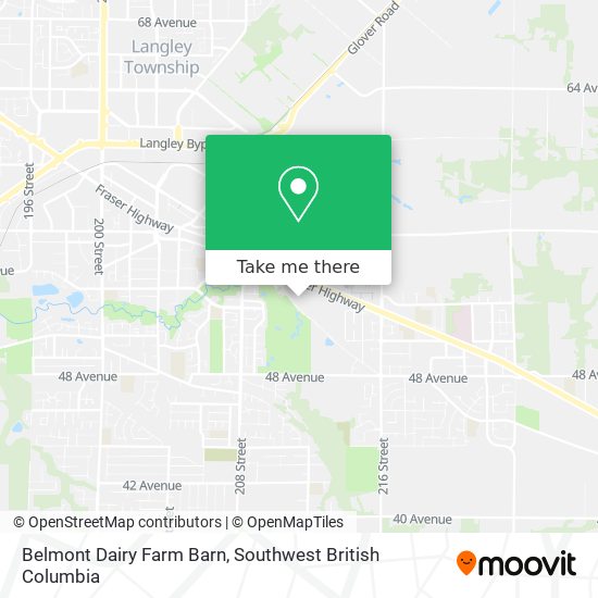 Belmont Dairy Farm Barn map