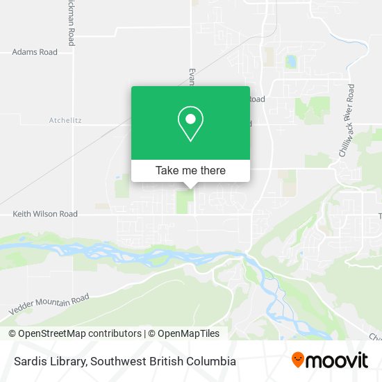 Sardis Library map