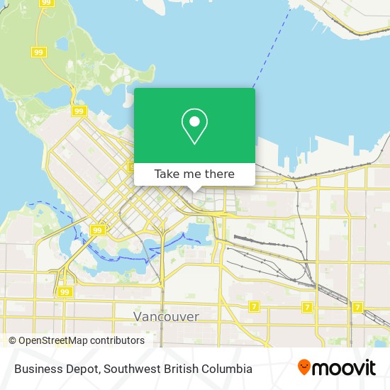 Business Depot map