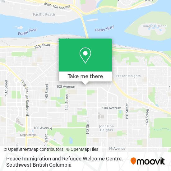 Peace Immigration and Refugee Welcome Centre map